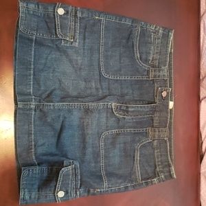 White House Black Market Denim Skirt